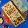DI MITHAI NATION Roasted Cashew(50g),Roasted Almond(50g),Seed Mix(50g),Very Berry Healthy Mix(50g) With Classic Blue Tree Box view 3