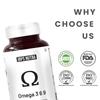 JBPS NUTRA Organic Omega 3 6 9 Omega Multivitamin Supplement | 2000mg Vegetarian Supplement For Heart, Skin, Joint & Muscles Support - Epa & Dha Rich Capsules For Men & Women - 60 Count view 3