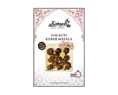 Kabgeer Galauti Kebab Masala 50g | Authentic Lucknowi Spice Mix | Ready-to-Cook, Aromatic & Flavorful Blend for Tender Galauti Kebabs