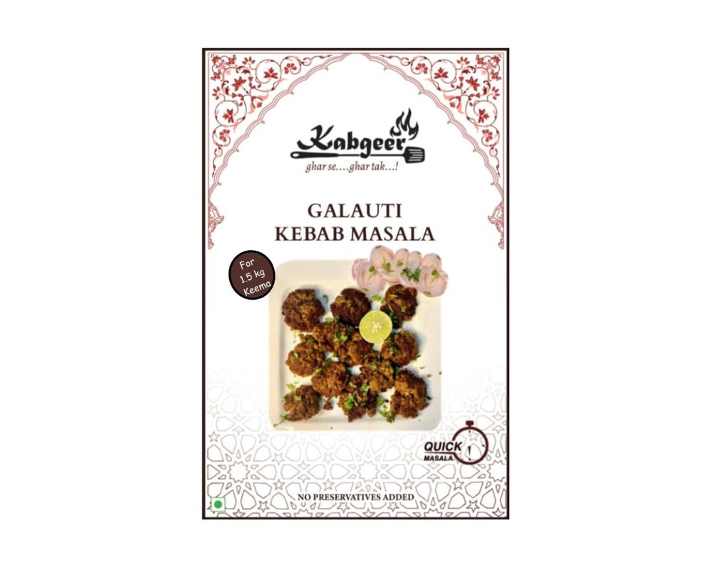 Kabgeer Galauti Kebab Masala 50g | Authentic Lucknowi Spice Mix | Ready-to-Cook, Aromatic & Flavorful Blend for Tender Galauti Kebabs