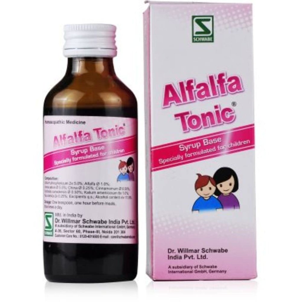 Schwabe Dr.Willmar India Alfalfa Tonic-Paediatric Syrup (3 X 100)