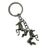 AUGEN Premium Horse 2 Stainless Steel Keychain Metal For Gifting With Key Ring Anti-Rust (Pack Of 1) view 1