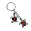 AUGEN Premium Turtle 2 Stainless Steel Keychain Metal For Gifting With Key Ring Anti-Rust (Pack Of 1) view 1