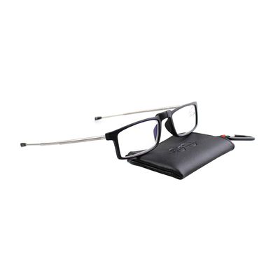 ESPERTO READERS Earth Folding Reading Glasses Blue Cut Lens With Antireflection For Men & Women +1.00 To +3.00 Power (+1.25, BLACK)