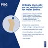 PUG Knee Support 1 Pair, Size L |Unleash Your Performance | Ergonomically Designed for Indian Knee|Ideal for Sports enthusiasts, Knee Pain and Injury Prevention view 3