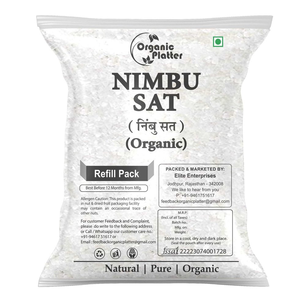 Citric Acid, Nimbu Sat used For Kitchen Essentials (Food and Bakery), Lemon Salt, Citric Crystals, Tatri, Citrus Citric (Food-grade)-Refill (100)