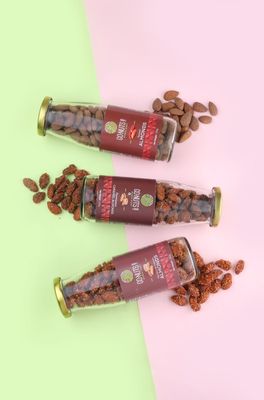 Go Nuts Flavoured Almonds Combo | Assorted Almond Snack Pack | Rich in Protein, Calcium & Vitamin E | Roasted & Seasoned | Perfect for Gifting & Snacking