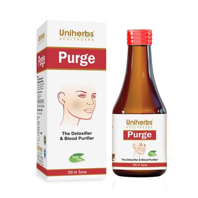 Uniherbs Uni Purge Skin Glowing Treatment Syrup Detoxifier & Blood Purifier 400 ML