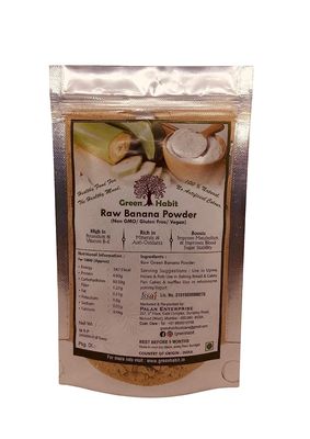 Greenhabit Raw Banana Flour 2.5 kg pack | Plant Based Food | Perfect for Smoothies and Baked Preparations | Gluten Free Atta | Grain Free | 100% Natural | Paleo