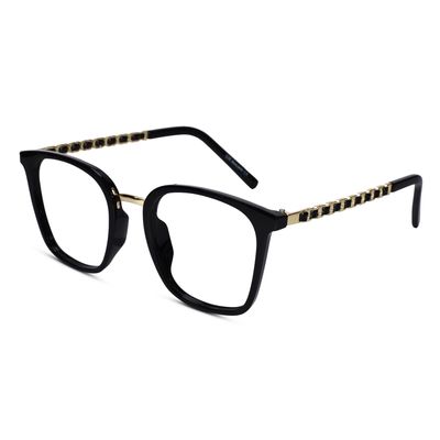 ELINE Computer glasses for eye protection | Antiglare & Blue cut Glasses | UV Protection | Stylish, Light weight | For women | 203 | Black