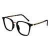 ELINE Computer glasses for eye protection | Antiglare & Blue cut Glasses | UV Protection | Stylish, Light weight | For women | 203 | Black view 1