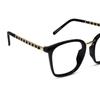 ELINE Computer glasses for eye protection | Antiglare & Blue cut Glasses | UV Protection | Stylish, Light weight | For women | 203 | Black view 3