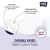 Bella Cotton Pads - 120 Pieces (Buy 2 get 1 Free), White & Bella Panty Intima Plus Panty Liners - 40 Count (Large) (Pack of 1) view 3