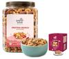 Paper Boat Protein Crunch, Premium Dry Fruit Mix, Healthy Trail Mix with Dry Fruits (1Kg) & Paper Boat Dry Fruit Chikki | No Preservatives and Colors | 250g / 280g (Weight May Vary) view 1