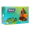 BREEZE 2-Ply Portable Toilet Roll Multipurpose Sheets - 50 Pulls, Pack of 5 (1 Canister + 4 Refills)- White view 1