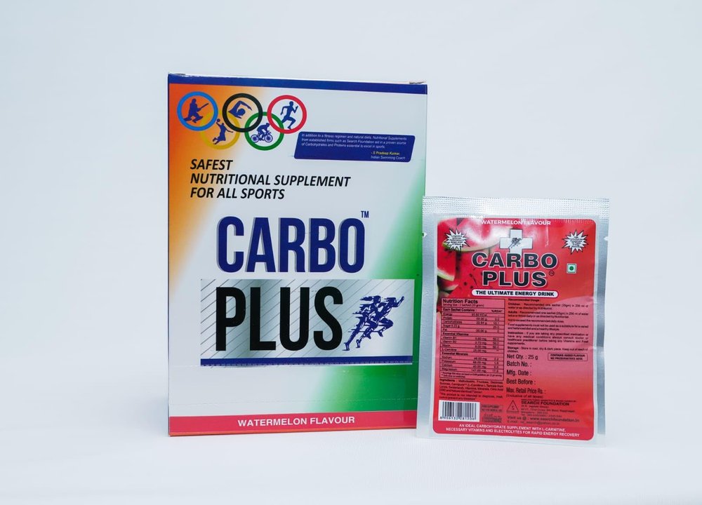 CARBOPLUS Electrolyte Safest Nutritional Supplements for all sports (Watermelon, 25gram)