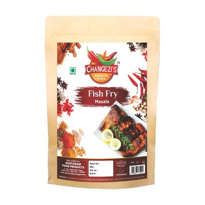 Changezi's Artisanal Coastal Fish Masala/Fish Fry Masala | Fried Fish Masala | All Fry Masala | Aromatic Flavourful Fish Fry Masala Powder | Perfect Mix of Selected Spices-240Gx1Pk