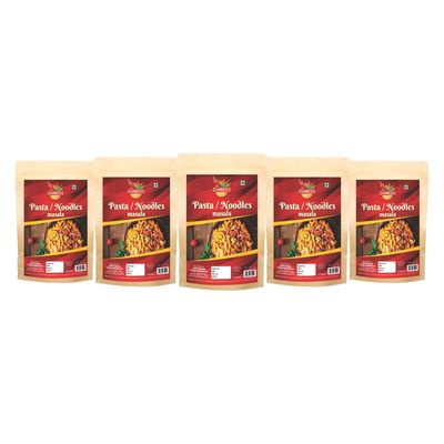 Changezi's Chinese Masala Pasta Masala Macaroni Masala | Noodles/Penne/Fusilli Pasta Masala | Whole Spices Blend With Authentic Traditional Taste- 750gm(pack of 5x 150gm)
