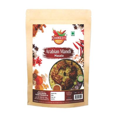 Changezi's Authentic Arabian Al-faham Mandi Masala/Arabic Mandi Masala Powder/MANDI MASALA POWDER | Perfect Mix of Rich Aromatic Spices | Ready To Mix Masala-Arabic Mandi-480Gx1Pk