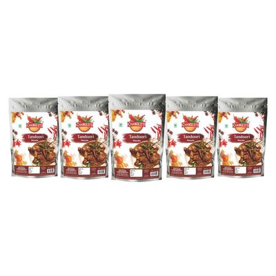 Changezi's Organic Tandoori Masala Powder/Grill Tandoori Masala Powder | Tandoori Tikka Masala/Tandoor Barbeque Spice Rub (BBQ Spice Mix) Masala Powder | Smoked Tandoori Nights-150Gx5Pk
