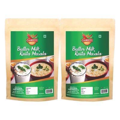 Changezi's Raita Masala | Dahi Bhalla Lassi Chaas[Mint Buttermilk/Chaach] Tak Masala | Chaas Masala (Buttermilk masala) | Pudina Chaas Masala | Butter Milk Masala | Boondi Raita Masala-480Gx2Pk