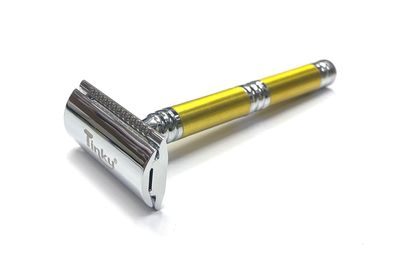 Tinku Double Edge Brass Safety Razor (T108-CC) Close Comb