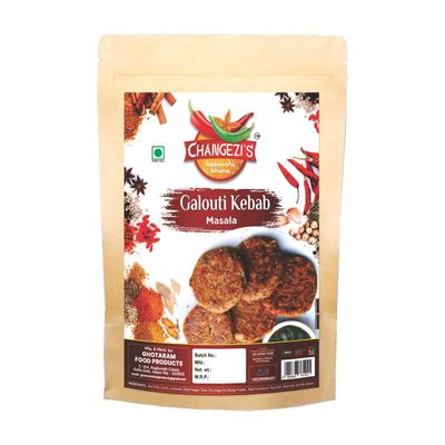 CHANGEZI'S bawarchi khana Tunday Kebab Masala/Galouti Kabab Masala/Luckhnowi Galawati Kebab Kabab Masala/Authentic Traditional Galouti Kebab Masala Perfect Mix Of Rich Aromatic Spices-150Gx1Pk