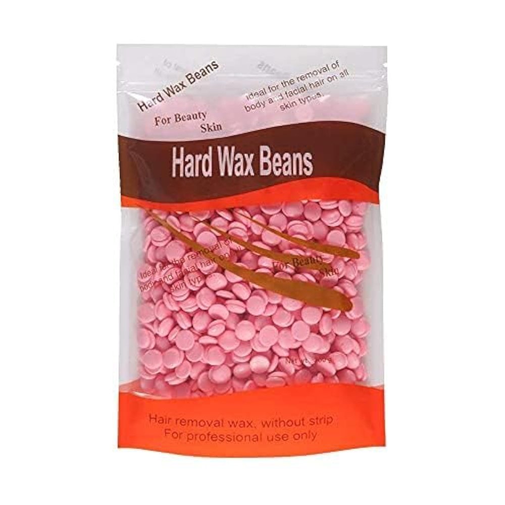KIRA STORE Hard Beans Wax With Wooden Stick For Full Body Hair Removal Wax (100 g) Multicolor