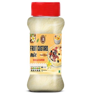 Brew Lab Fruit Custard Mix Vanilla Flavor | Rich Creamy Flavor | Good Source of Energy | 100 g