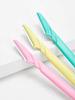 NavaFresh Basics Disposable Safety Razor for Face, Eyebrow & Body Hair Removal, Stainless Steel Blades, Multicolor, 3 Count, Women, Girls view 4