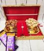 Bay Nut Premium bhaidooj Hamper for Brother (h-3) with roli chawal and kalawa view 3