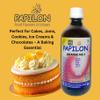 Papilon Concentradted Food Flavour 500ml -Orange No.1/Baking Essential Ideal for Cakes, Jams, Cookies, Ice Creams, Chocolate view 3