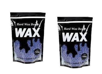 Hard Beans Wax Tendy Women & Men Hair Remover Paste 100gm (Pack Of 2, multicolor)