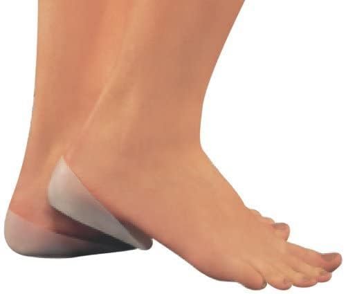 Silicone Gel Heel Pad/Protector Insole Cups for Swelling, Pain Relief, Foot Care Support Cushion - Universal (Female)