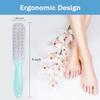 YANCI Professional Pedicure Foot File Double-sided Stainless Steel Foot Scrubber Callus Remover Dead Skin Hard Skin Corn Removal Pedicure Exfoliator for Wet or Dry Feet (Green) view 3