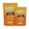 Appeatoz Jowar Puff - Creamy Cheese | Slow Roasted Millet Snack | Gluten-Free | No Transfat | No Added Sugar | Crispy Healthy Snack for Travel, Movie Time, Picnic | Cheesy Baked Snack | Pack of 2 view 1
