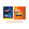 Gillette Fusion Proglide Blades for men - 10 count for Perfect Shave and Beard Shape with styling back blade view 3