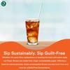 ECO SOUL [6 mm, 100 Count] Biodegradable Paper Straws | Eco-Friendly Compostable Sustainable Disposable Drinking Straws | Cocktail Cold Drink Juice Non-Bendable White Straws (Regular) view 4