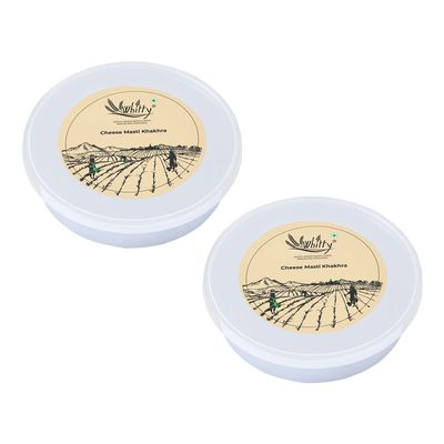 Whitty -Crisps Khakhra ready to Eat Indian Snacks (Combo Pack) (Ghee, Pack of 2)