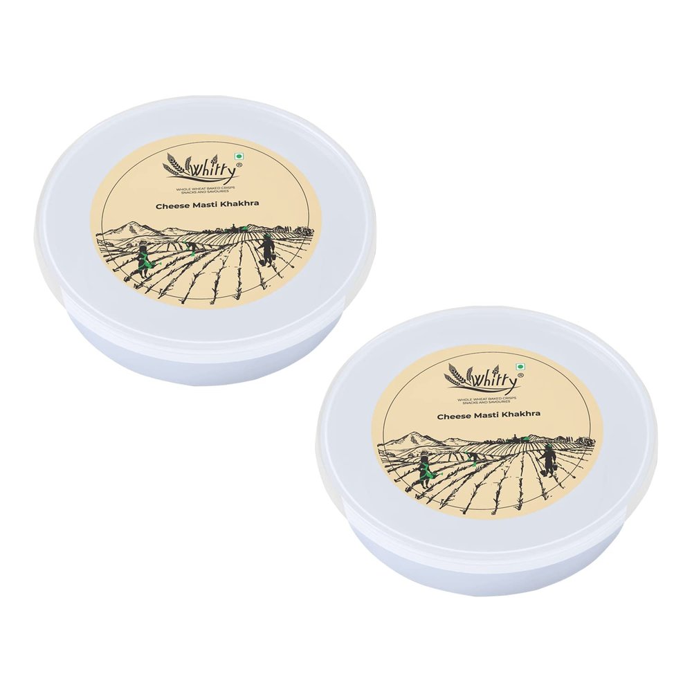 Whitty -Crisps Khakhra ready to Eat Indian Snacks (Combo Pack) (Ghee, Pack of 2)