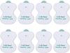 4beauty Therapy Tens Digital Therapy Machine Electrode Pads (Pack of 8) Electrotherapy Device view 1