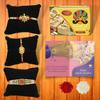 BOGATCHI Rakhi for brother, Rakhi sweets and chocolates, Cultural Soan papdi + 3 Rakhi 30 + Roli Chawal + Card view 1