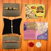 BOGATCHI Rakhi for brother, Rakhi sweets and chocolates, Cultural Soan papdi 200g + 3 Rakhi 30 + Roli Chawal + Card view 1