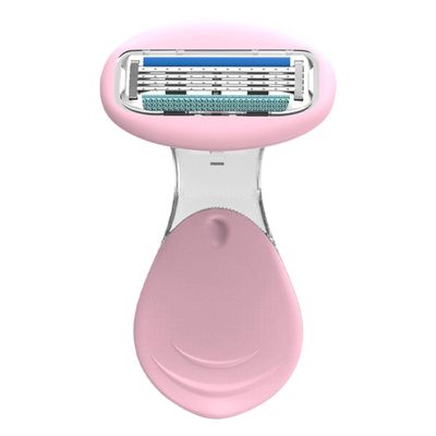 LOOM TREE Women Razor Non Slip Handle Shaving Razor Beauty Razor Portable Women Shaver Pink