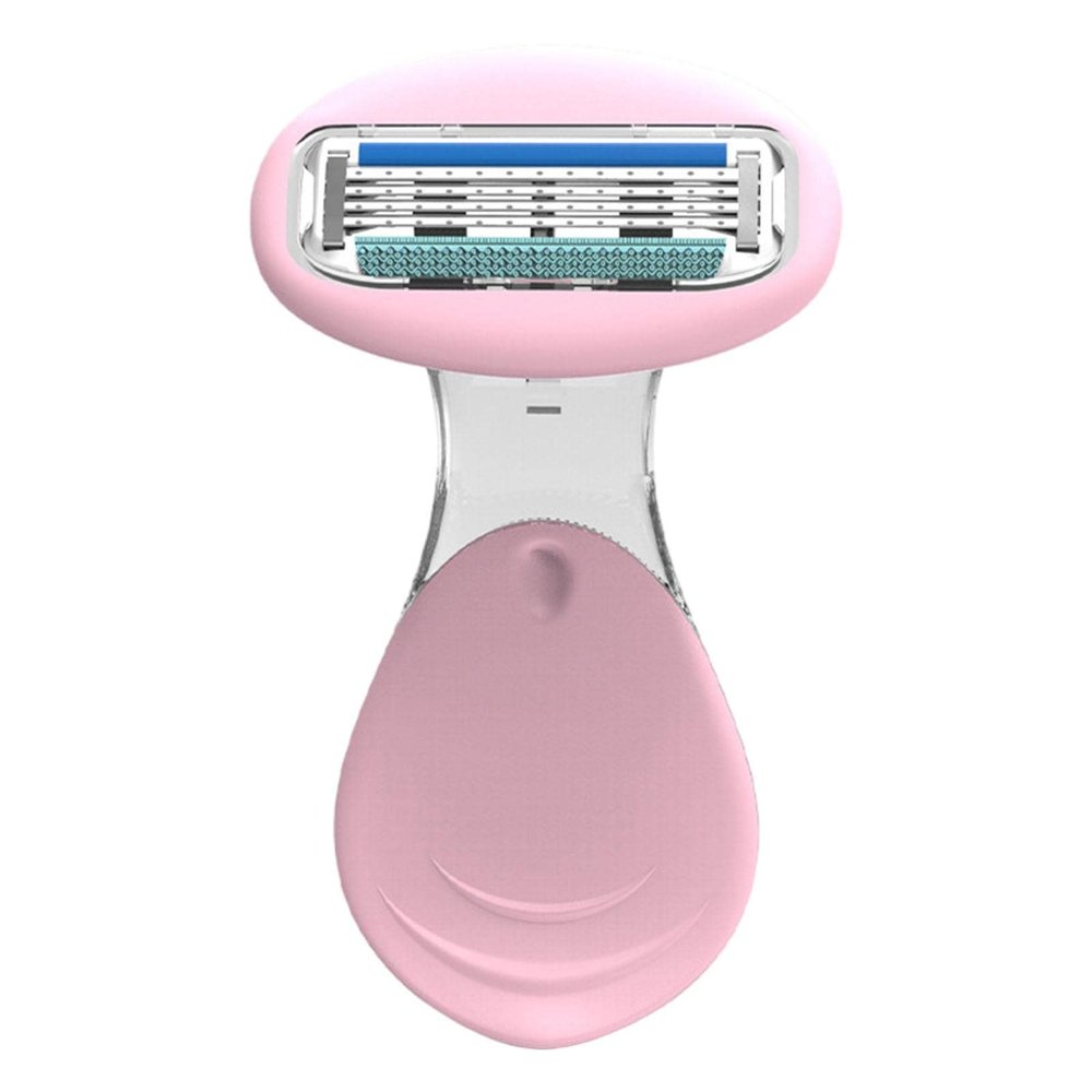 LOOM TREE Women Razor Non Slip Handle Shaving Razor Beauty Razor Portable Women Shaver Pink