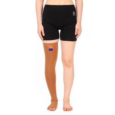 BELTWALA-Medical Compression Stockings for Varicose Veins | Class 2 Thigh Length | Class II Compression Socks | Varicose veins stockings for Men and Women (M)