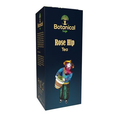 Botanical Sage- RoseHip Tea 40 Pyramid Tea Bags | for clear skin | Selected | Luxury Tea