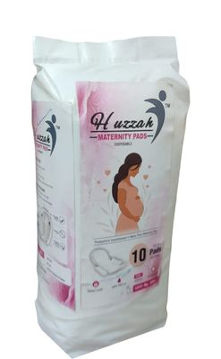 After Delivery Pads For Womens- 10 XXXL Size Maternity Pads - Rash Free Pads With Anti bacterial Chip
