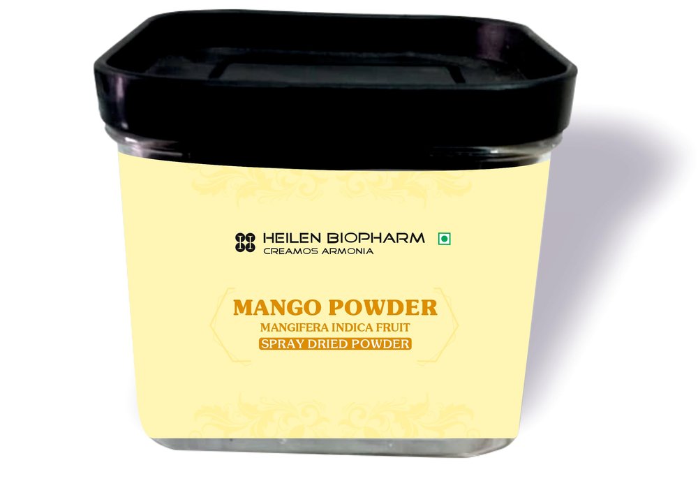 Heilen Biopharm Mango Powder | Spray Dried Mangifera Indica Fruit Powder | 100g | Natural Fruit Powder for Beverages, Desserts & Smoothies