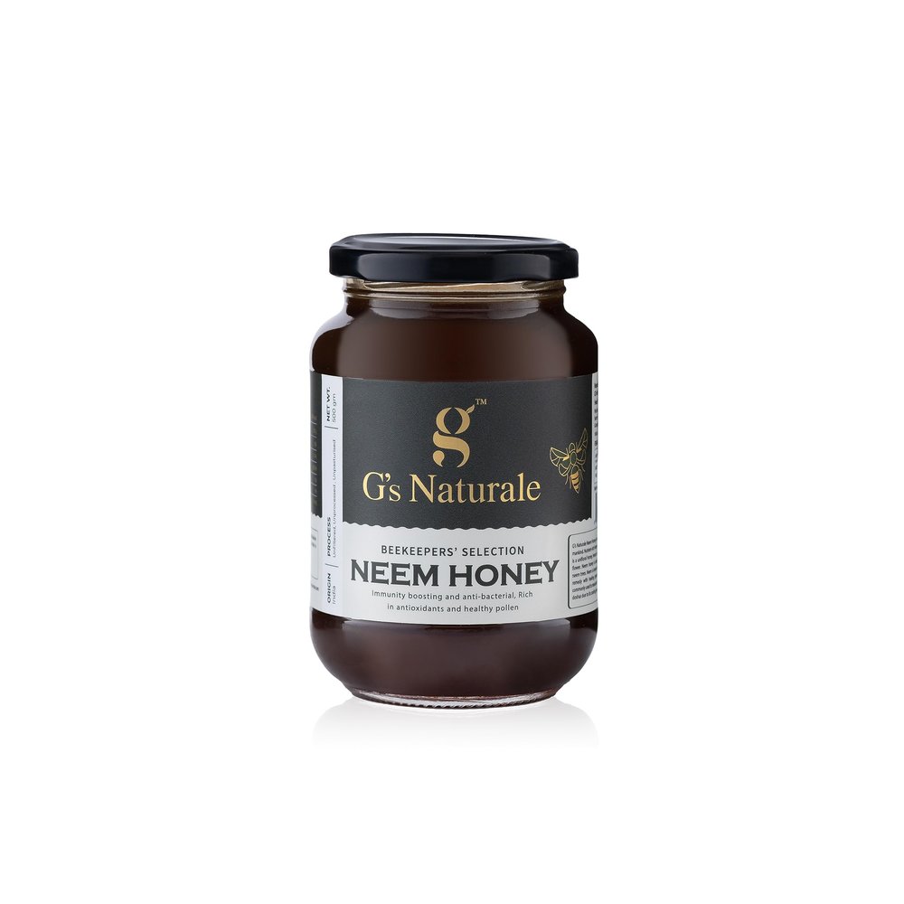 G's Naturale Neem Honey 500 Gram | 100% Pure | Raw Pure and Natural